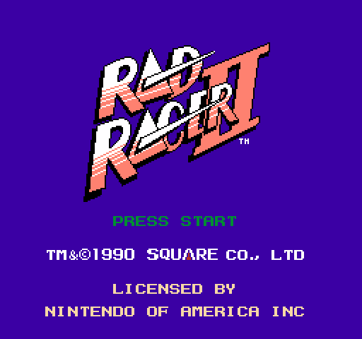 Rad Racer 2 [NES]