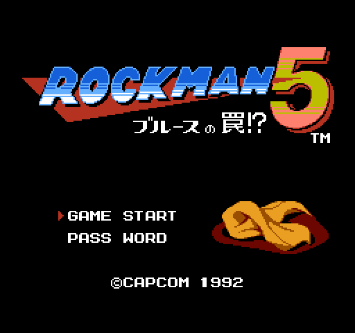 Rockman 5: Blues no Wana! [NES]
