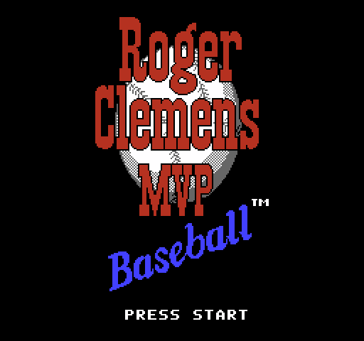 Roger Clemens' MVP Baseball [NES]