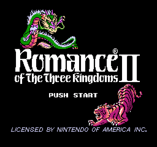Romance of The Three Kingdoms II [NES]