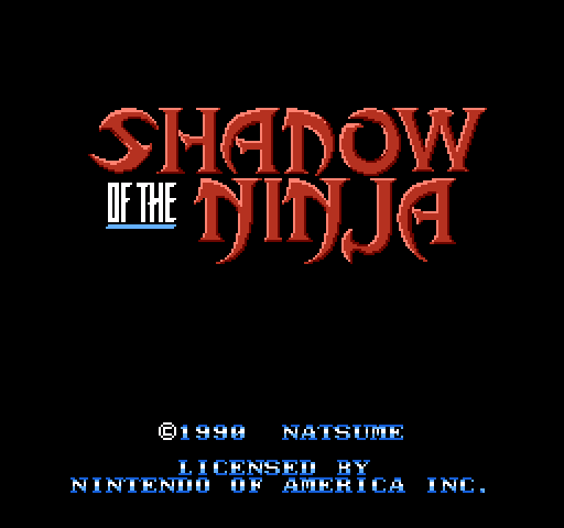 Shadow of the Ninja [NES]