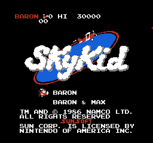 Sky Kid [NES]