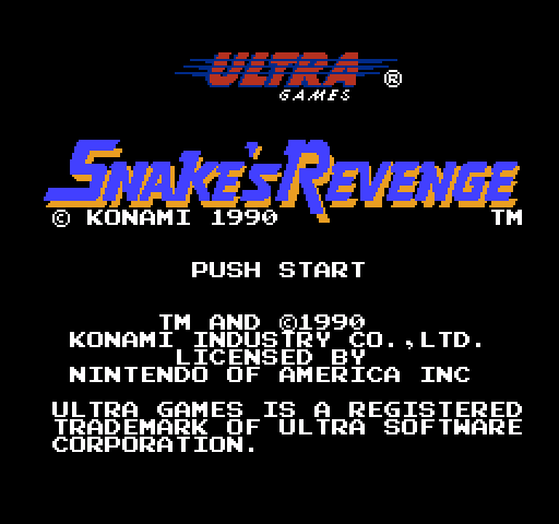 Snake's Revenge [NES]