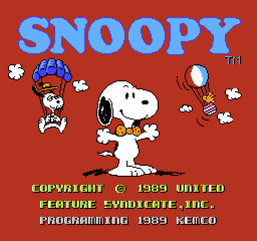 Snoopy's Silly Sports Spectacular [NES]