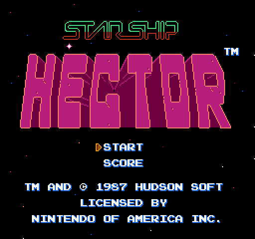 Starship Hector [NES]