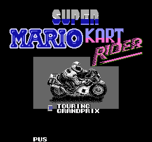 Super Mario Kart Rider [NES]