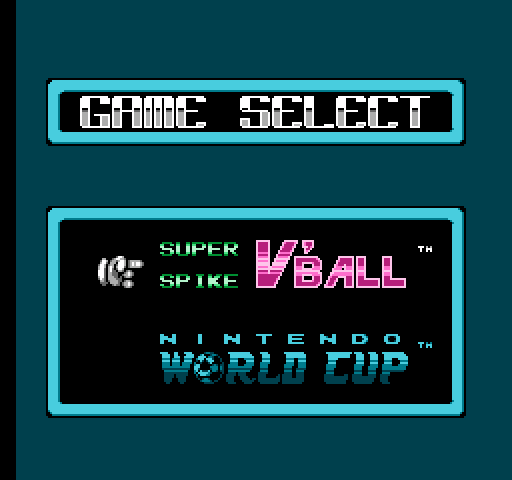 Super Spike V'Ball + Nintendo World Cup [NES]