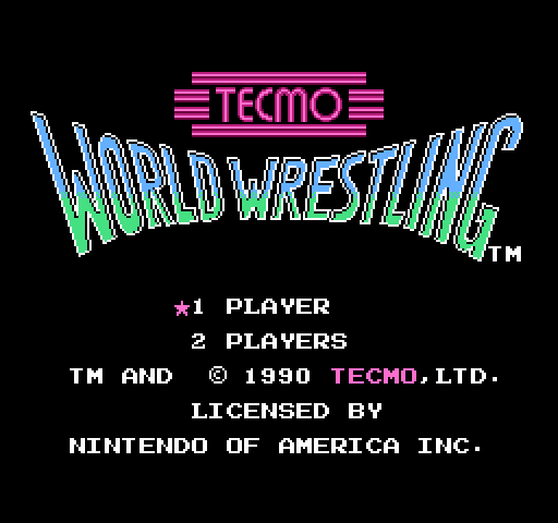 Tecmo World Wrestling [NES]
