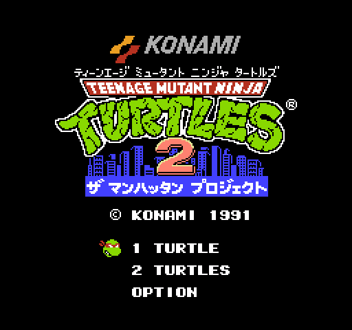 Teenage Mutant Ninja Turtles 2: The Manhattan Project [NES]