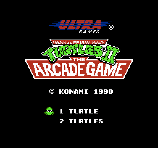 Teenage Mutant Ninja Turtles II: The Arcade Game [NES]