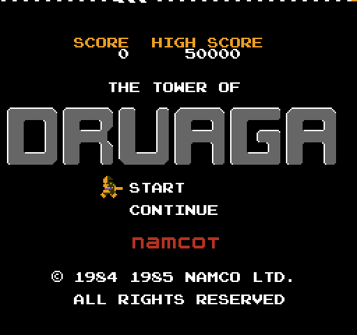 The Tower of Druaga [NES]