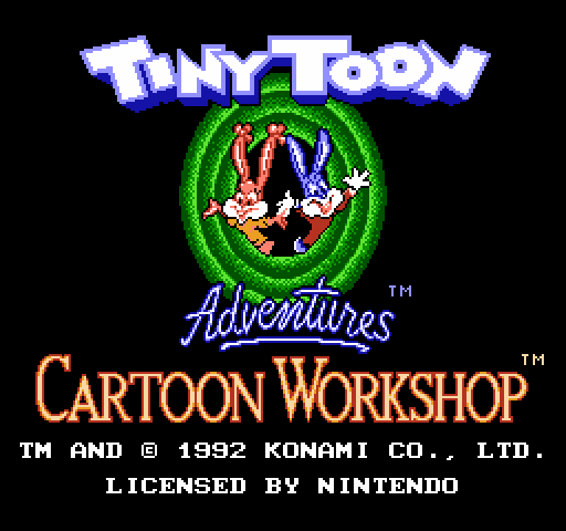 Tiny Toon Adventures Cartoon Workshop [NES]