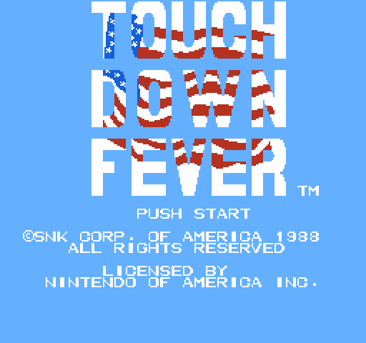 Touch Down Fever [NES]