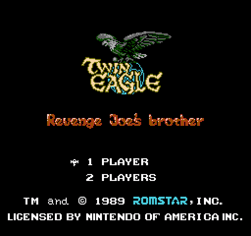 Twin Eagle: Revenge Joe's Brother [NES]