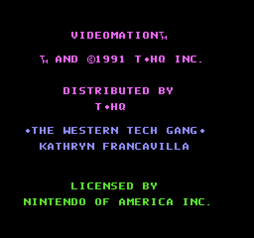 Videomation [NES]