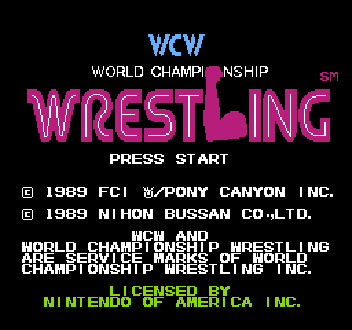 WCW World Championship Wrestling [NES]