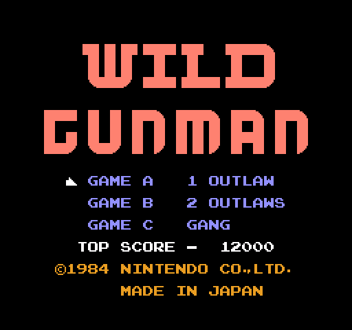 Wild Gunman [NES]