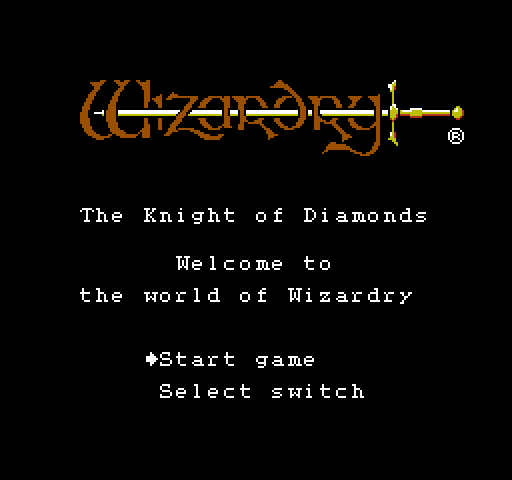 Wizardry III: Diamond no Kishi [NES]
