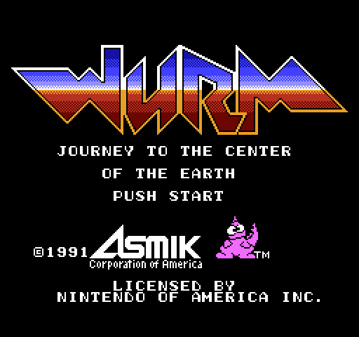 WURM: Journey to the Center of the Earth [NES]