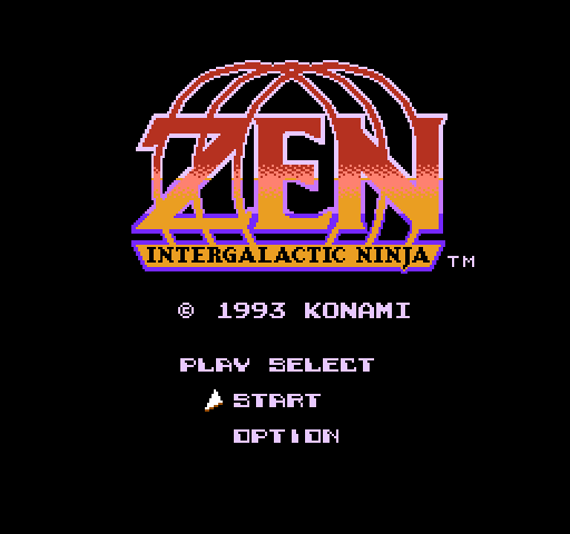 Zen: Intergalactic Ninja [NES]